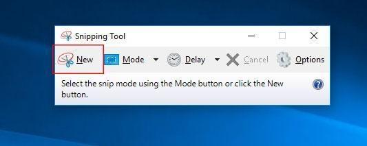The Snipping Tool