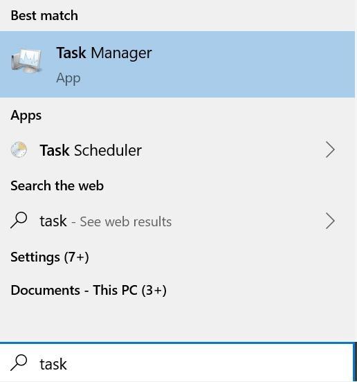 Open Task Manager
