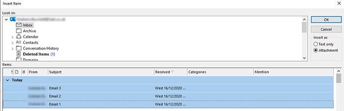 HowTo: Forward an email as an attachment in Outlook - 3aIT