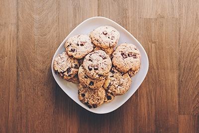 Plate of cookies