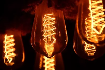 Glowing bulbs