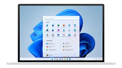 Windows 11 on a laptop
