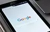 Google open on a mobile phone