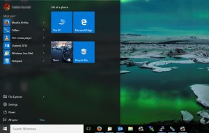 Windows !0 Start Menu